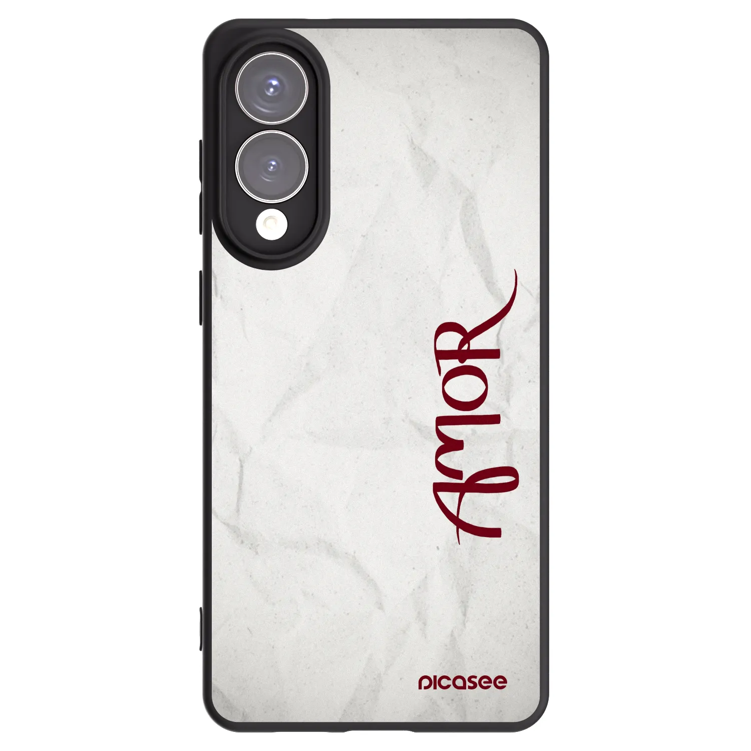 Picasee crna silikonska maskica za Samsung Galaxy S25 Edge 5G - Amor