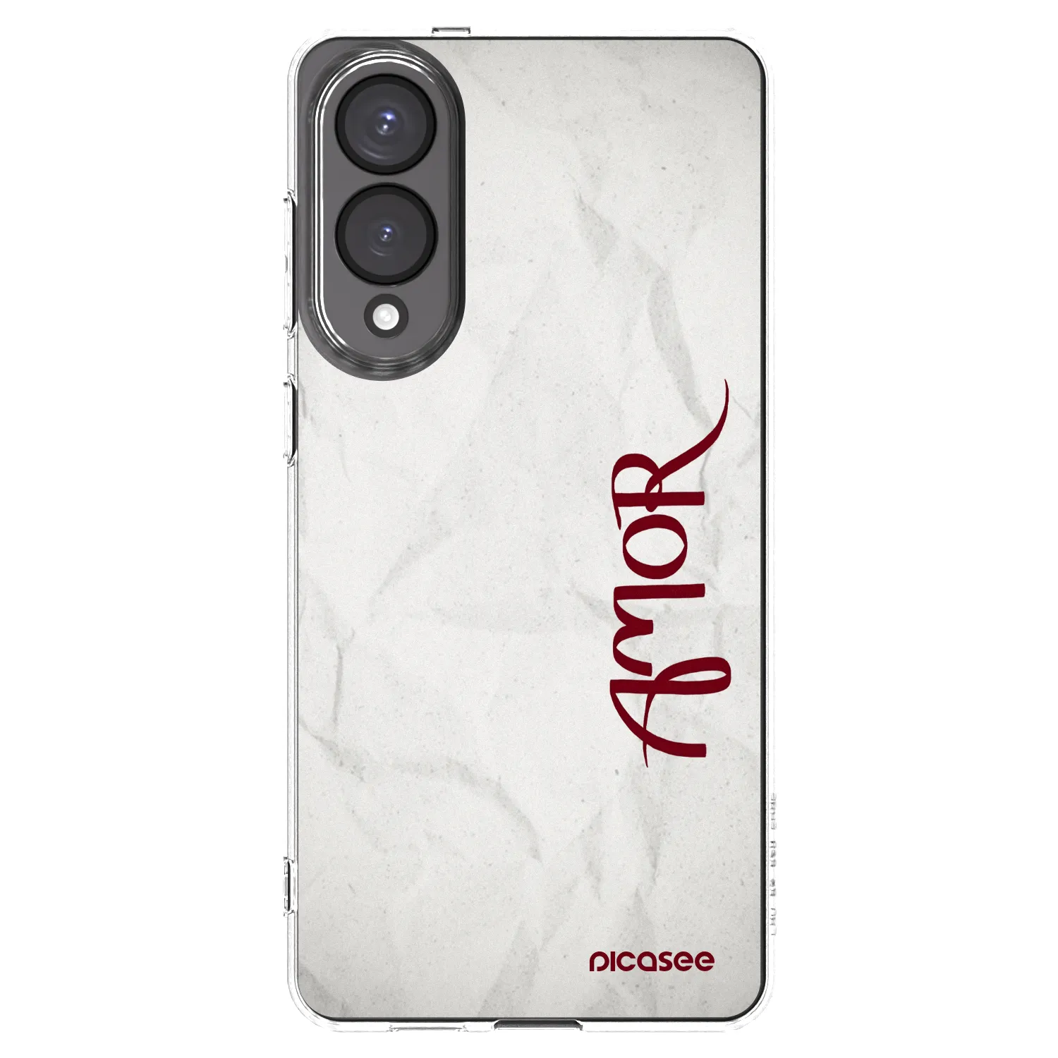 Picasee silikonska prozirna maskica za Samsung Galaxy S25 Edge 5G - Amor