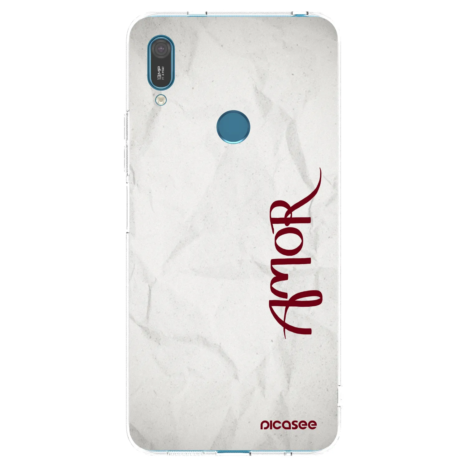 Picasee silikonska prozirna maskica za Huawei Y7 2019 - Amor