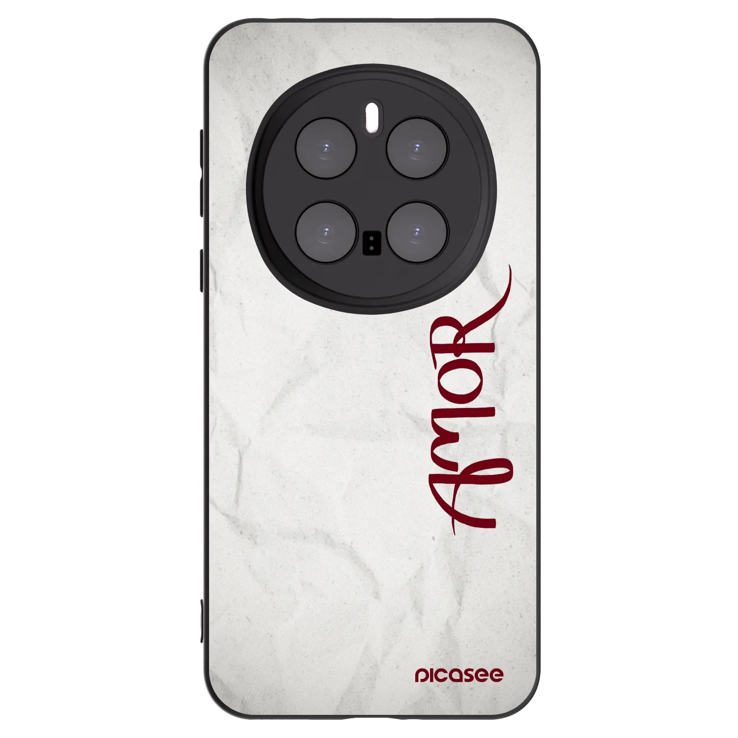 Picasee crna silikonska maskica za Honor Magic7 Pro 5G - Amor