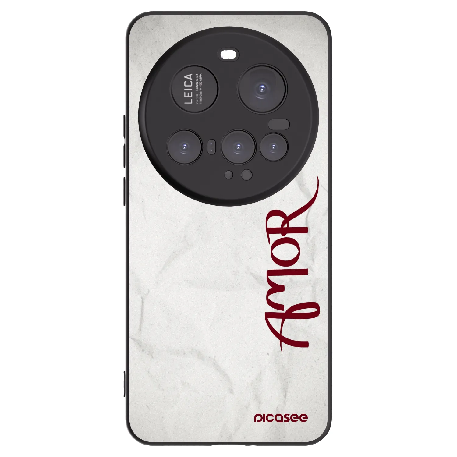 Picasee crna silikonska maskica za Xiaomi 15 Ultra - Amor