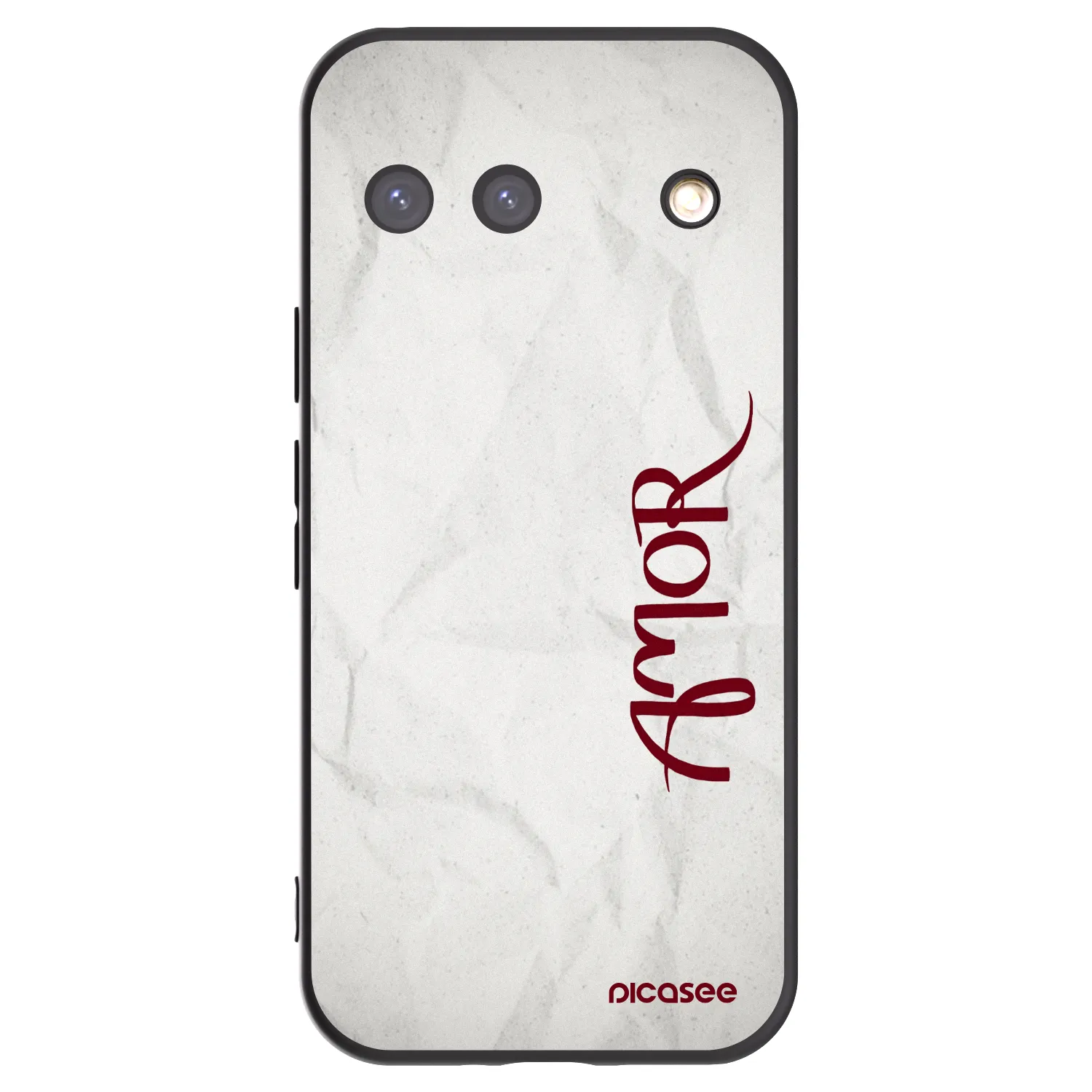 Picasee crna silikonska maskica za Google Pixel 9 - Amor
