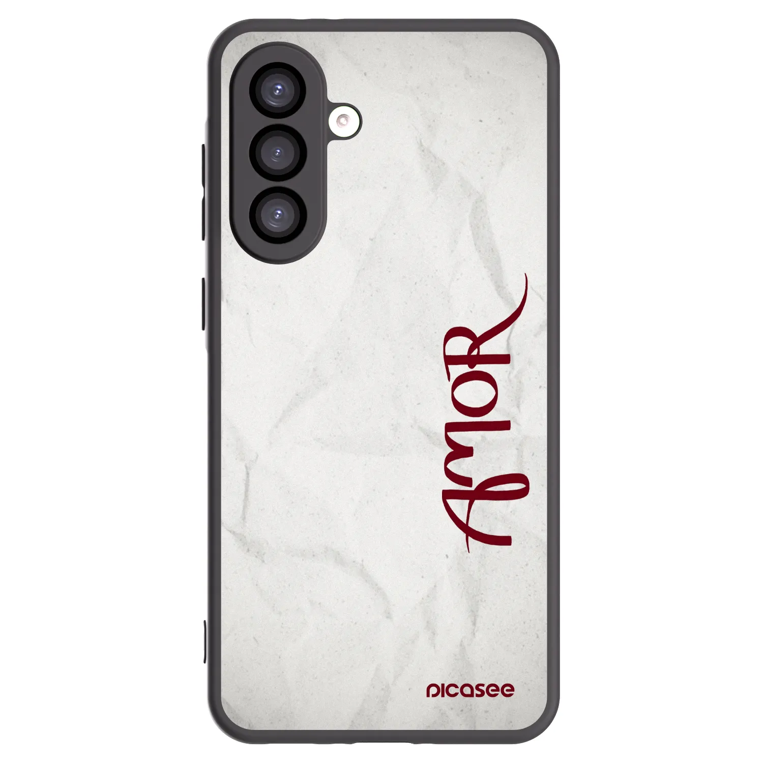 Picasee crna silikonska maskica za Samsung Galaxy A26 5G A266B - Amor