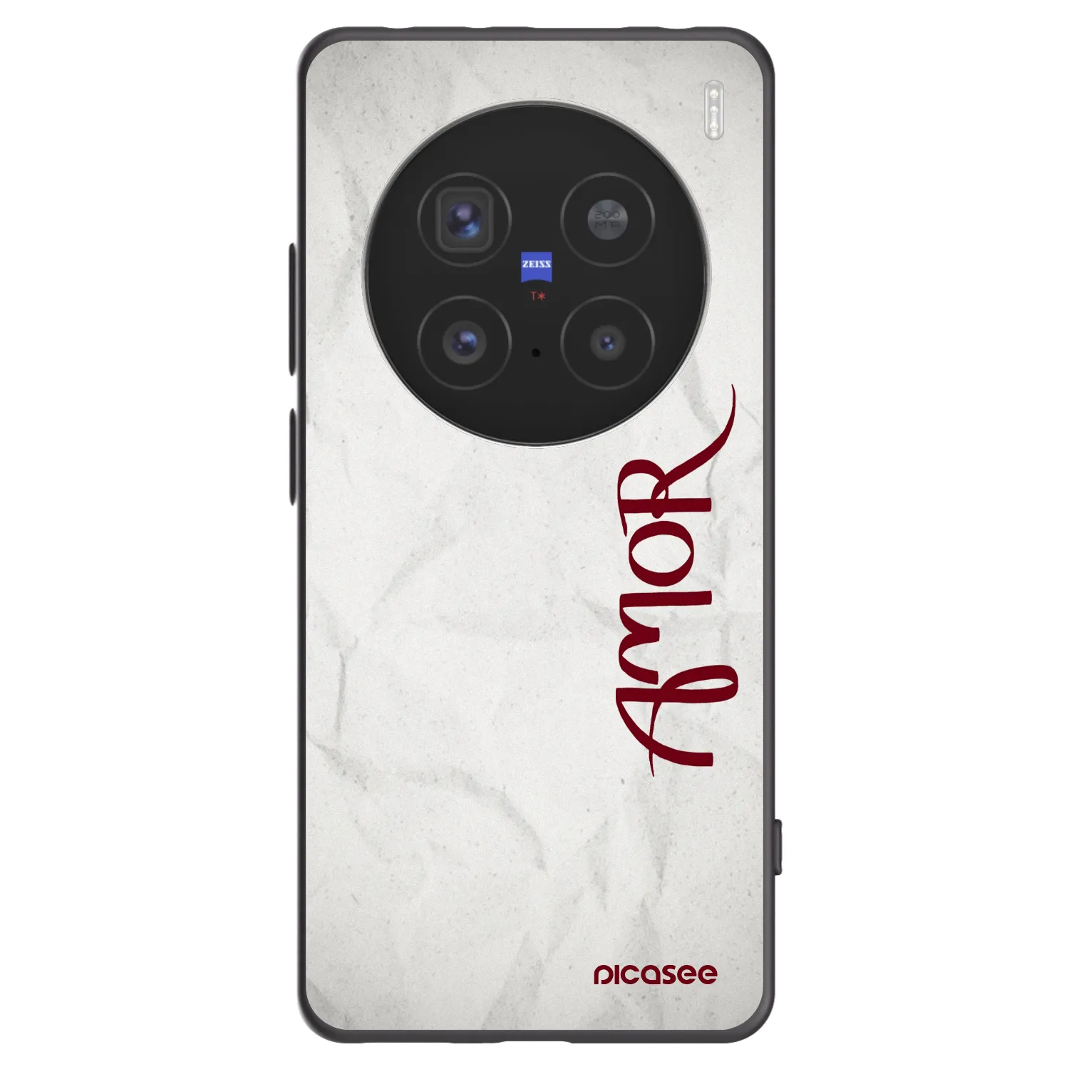 Picasee crna silikonska maskica za Vivo X200 Pro - Amor