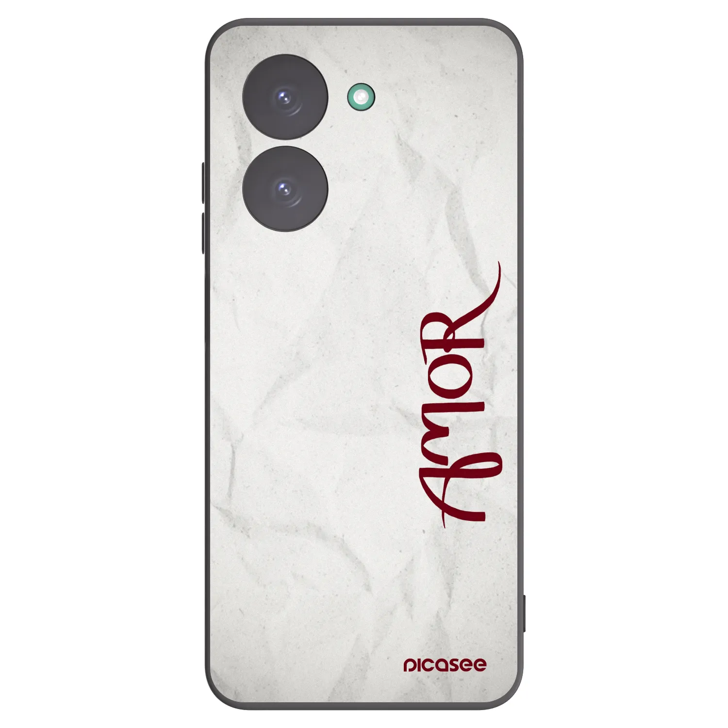 Picasee crna silikonska maskica za Xiaomi Redmi A5 - Amor