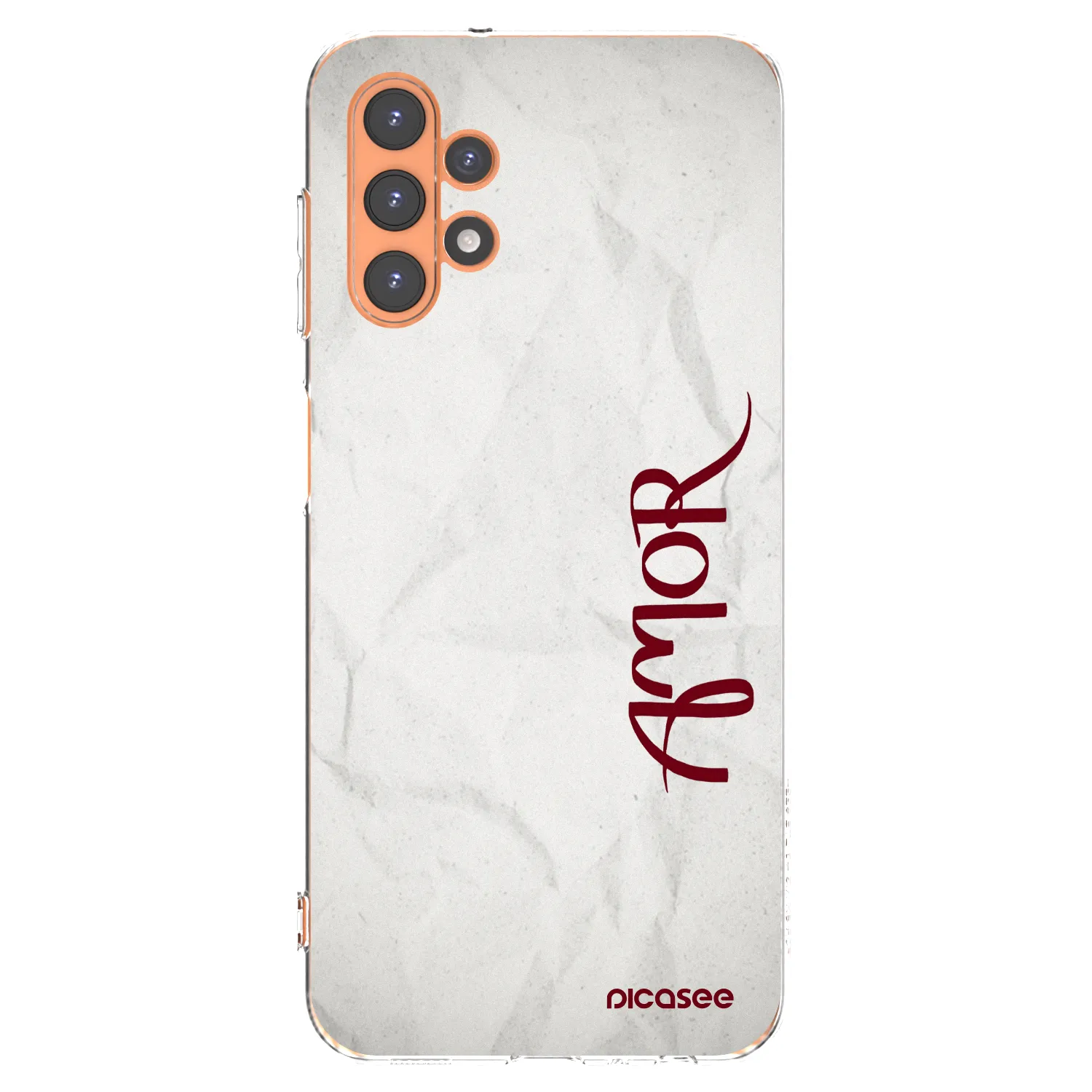 Picasee silikonska prozirna maskica za Samsung Galaxy A13 5G - Amor