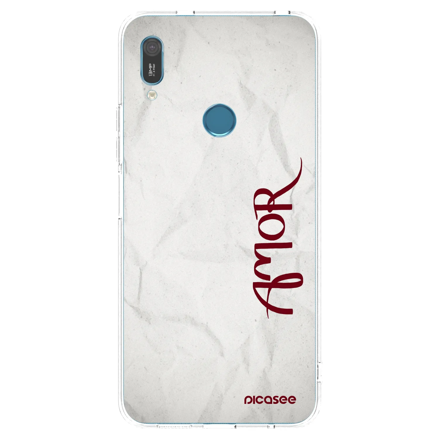 Picasee silikonska prozirna maskica za Huawei Y6 2019 - Amor