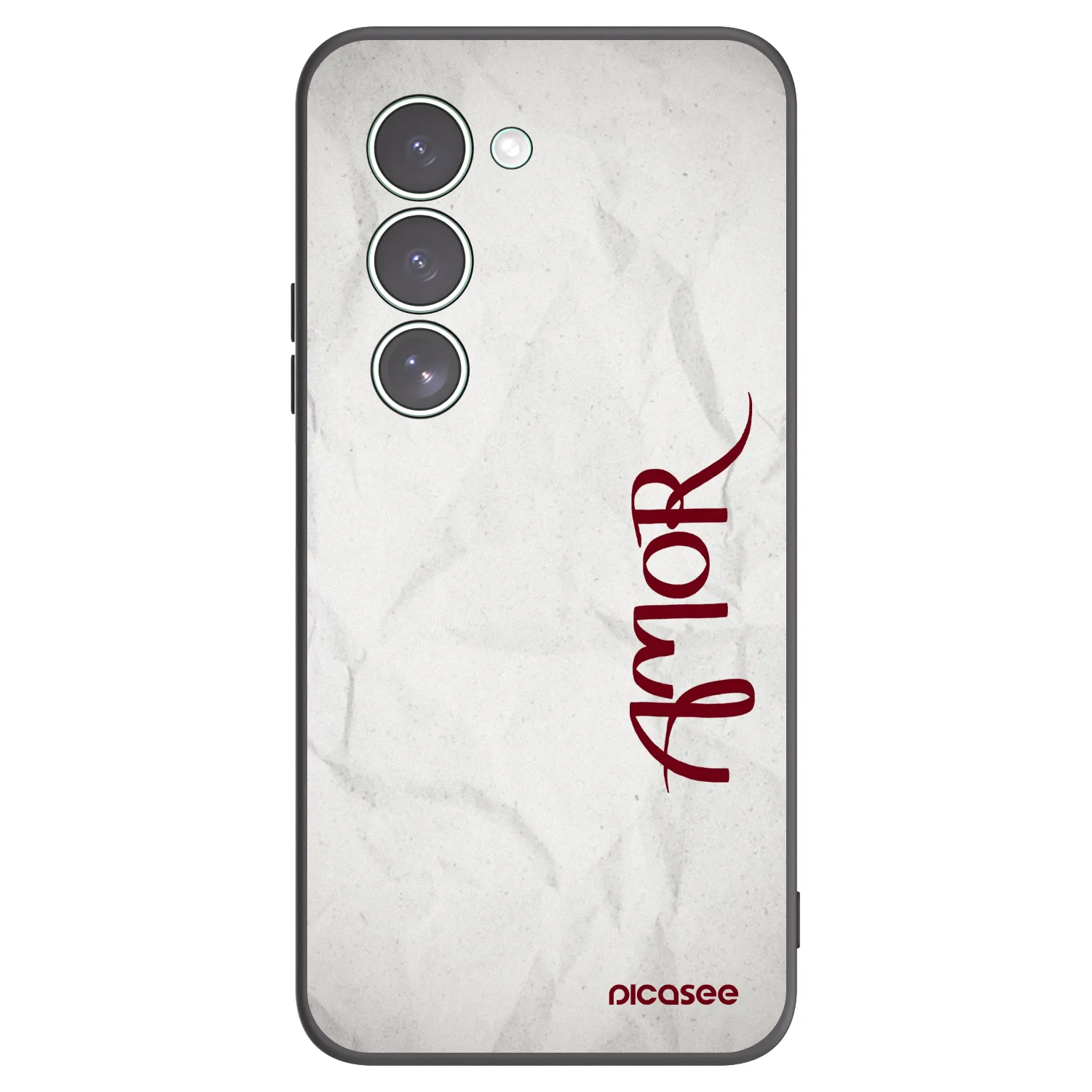 Picasee crna silikonska maskica za Xiaomi Redmi 15 5G - Amor