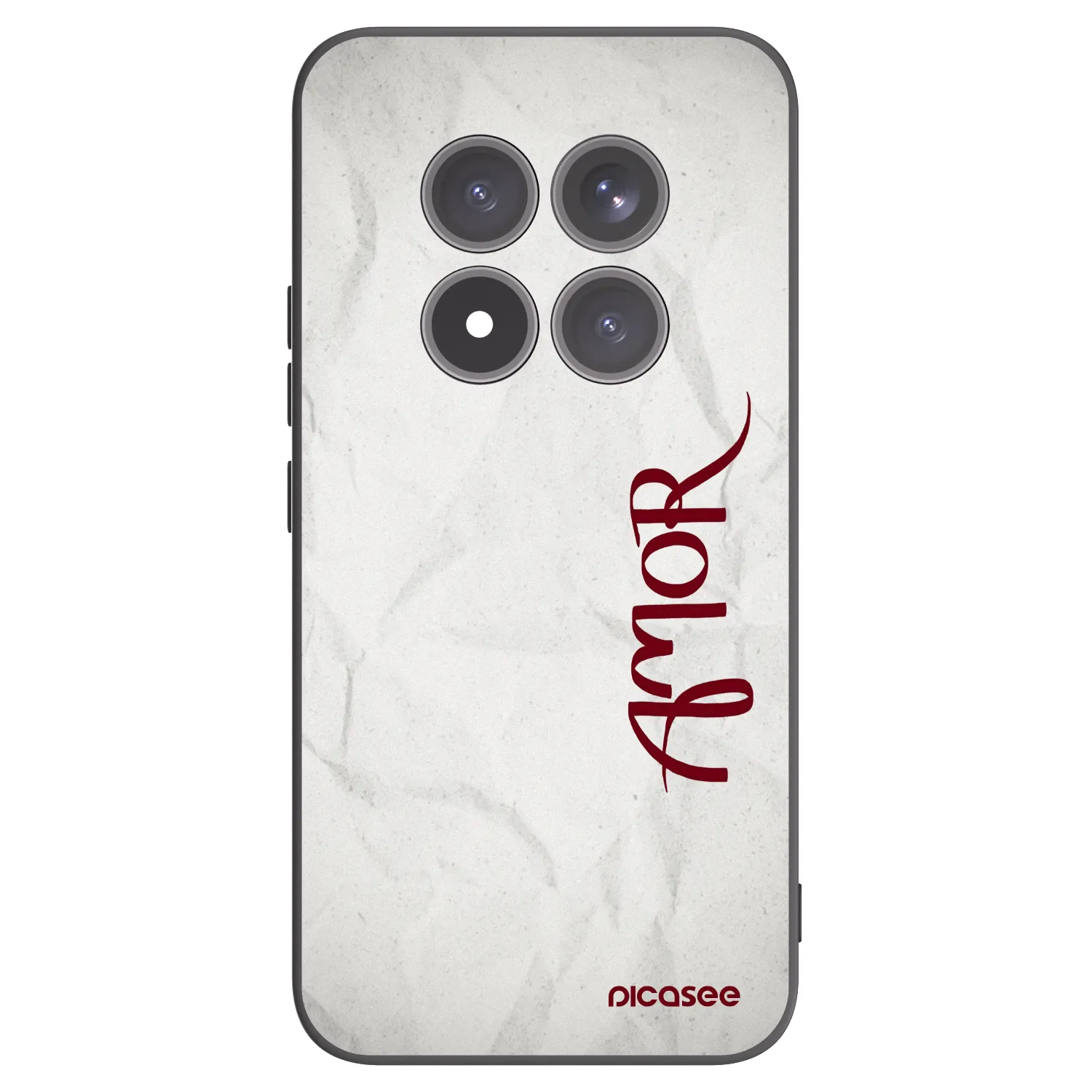 Picasee crna silikonska maskica za Xiaomi Redmi Note 15 Pro+ - Amor