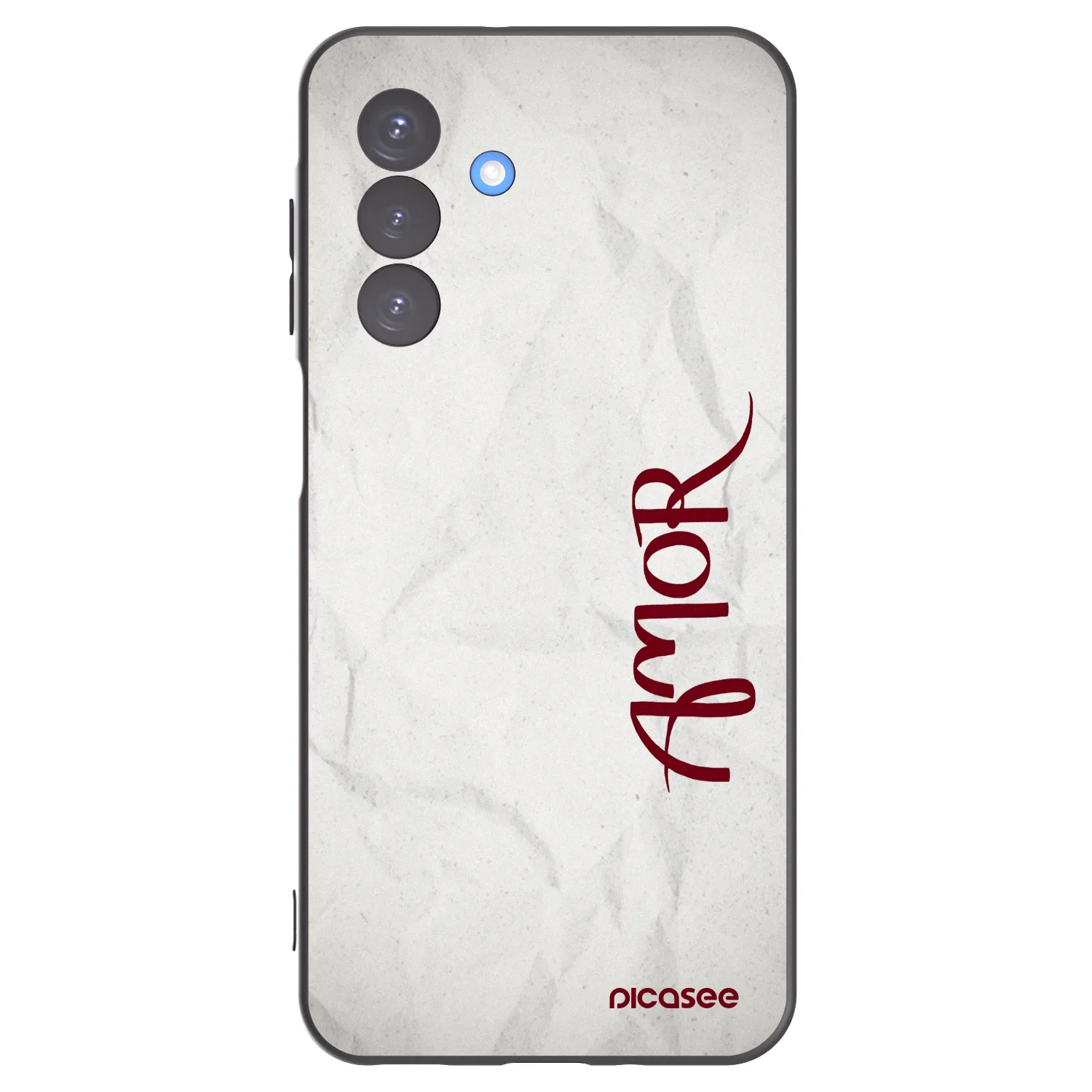 Picasee crna silikonska maskica za Samsung Galaxy A17 5G - Amor