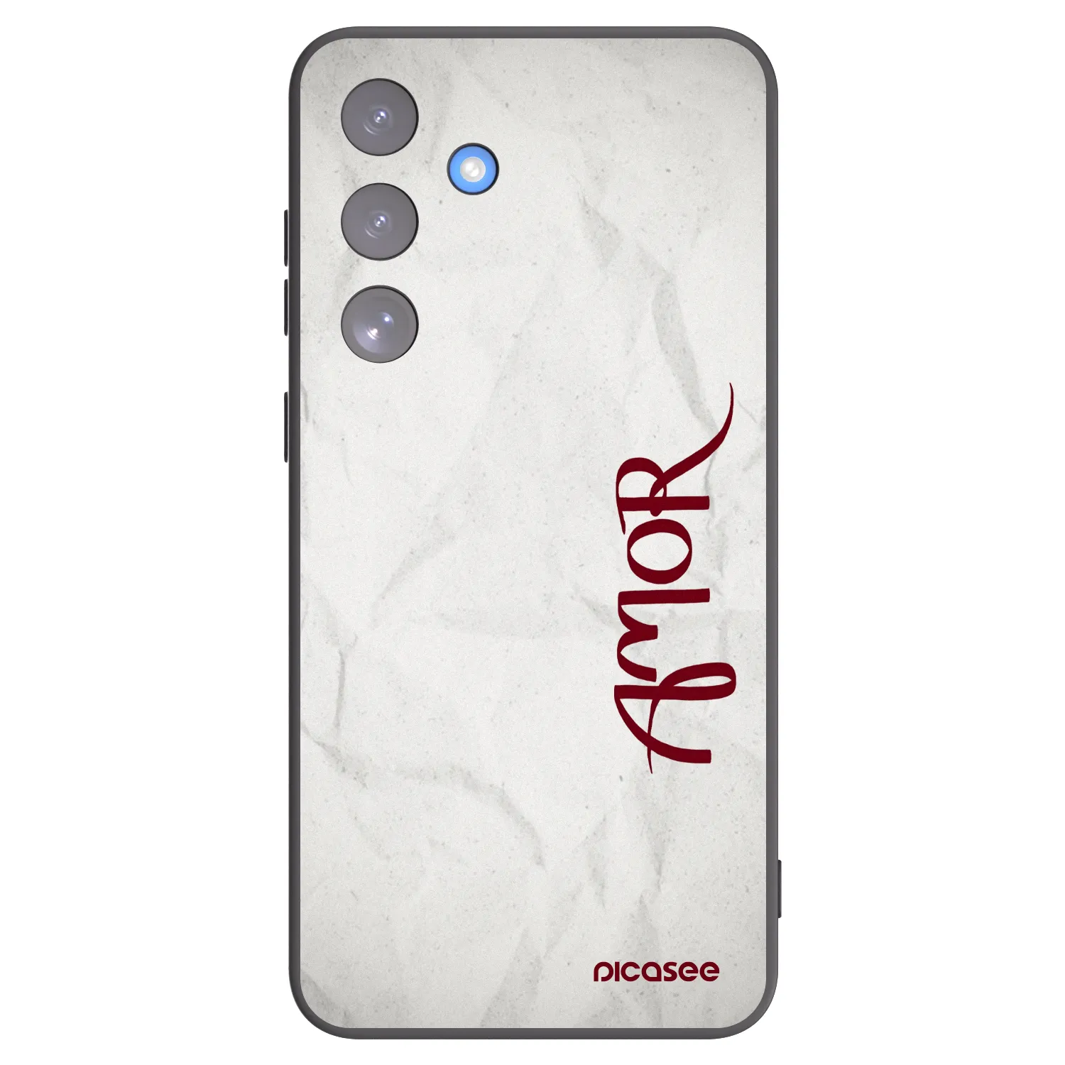 Picasee crna silikonska maskica za Samsung Galaxy S25 FE 5G - Amor