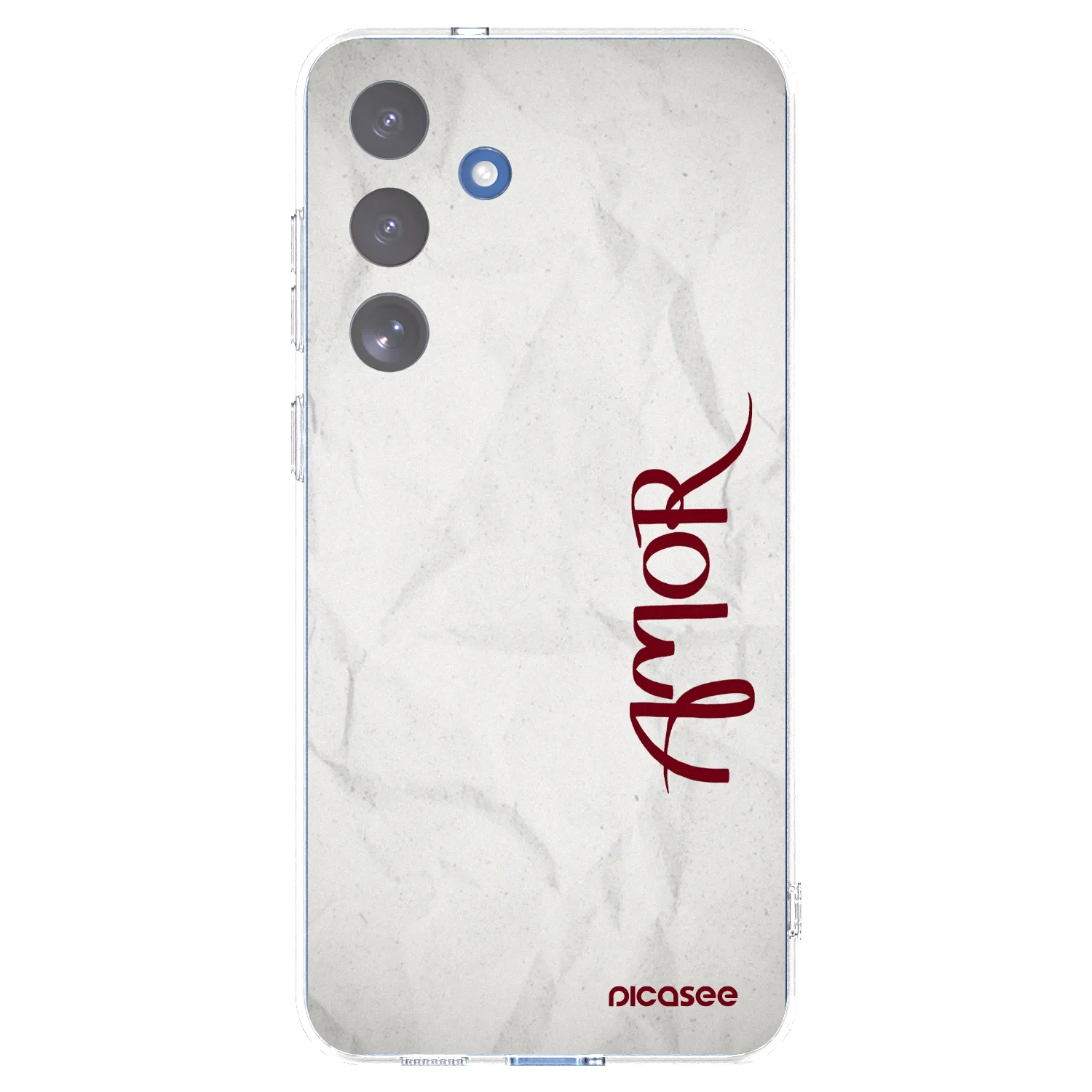 Picasee silikonska prozirna maskica za Samsung Galaxy S25 FE 5G - Amor