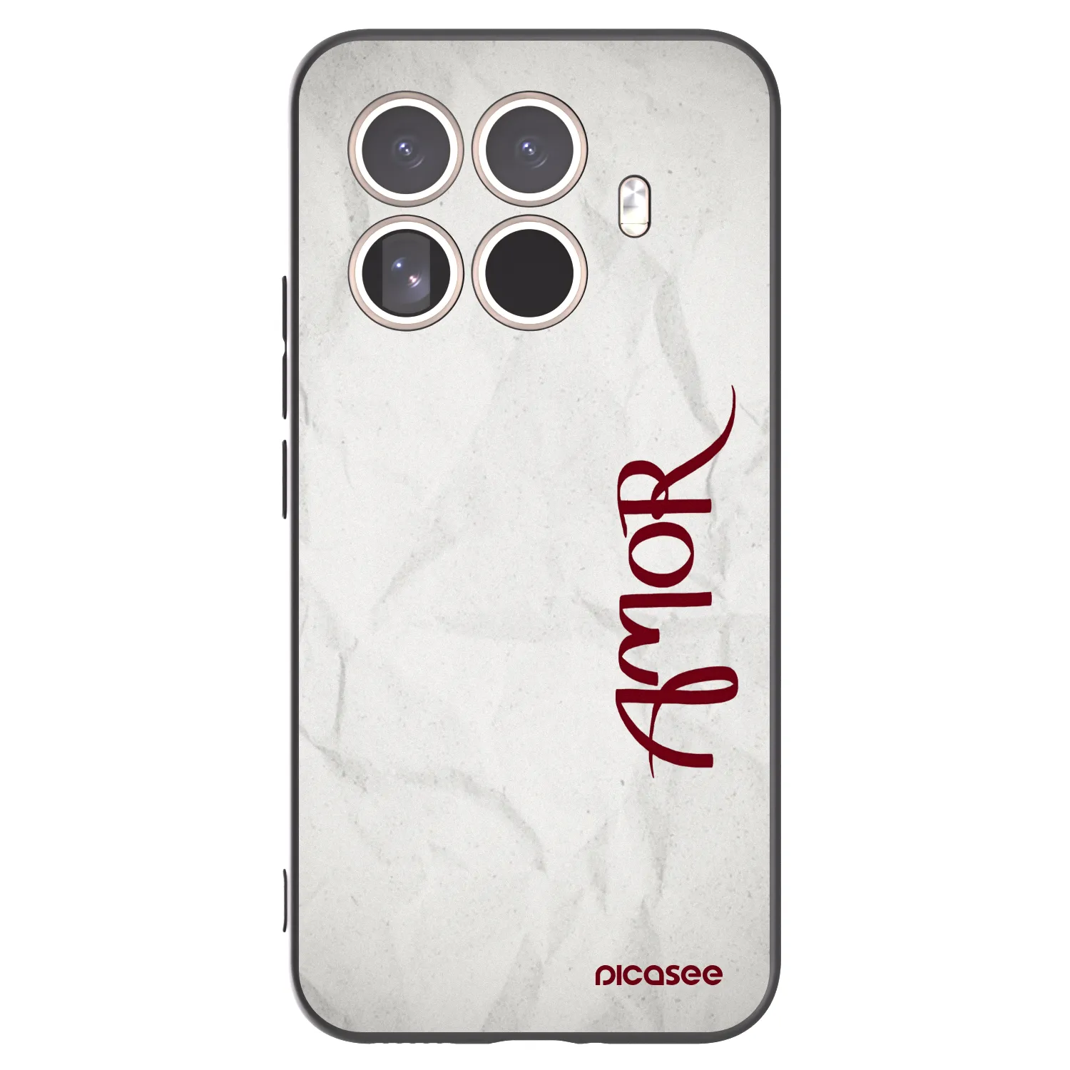 Picasee crna silikonska maskica za Xiaomi 15T Pro - Amor