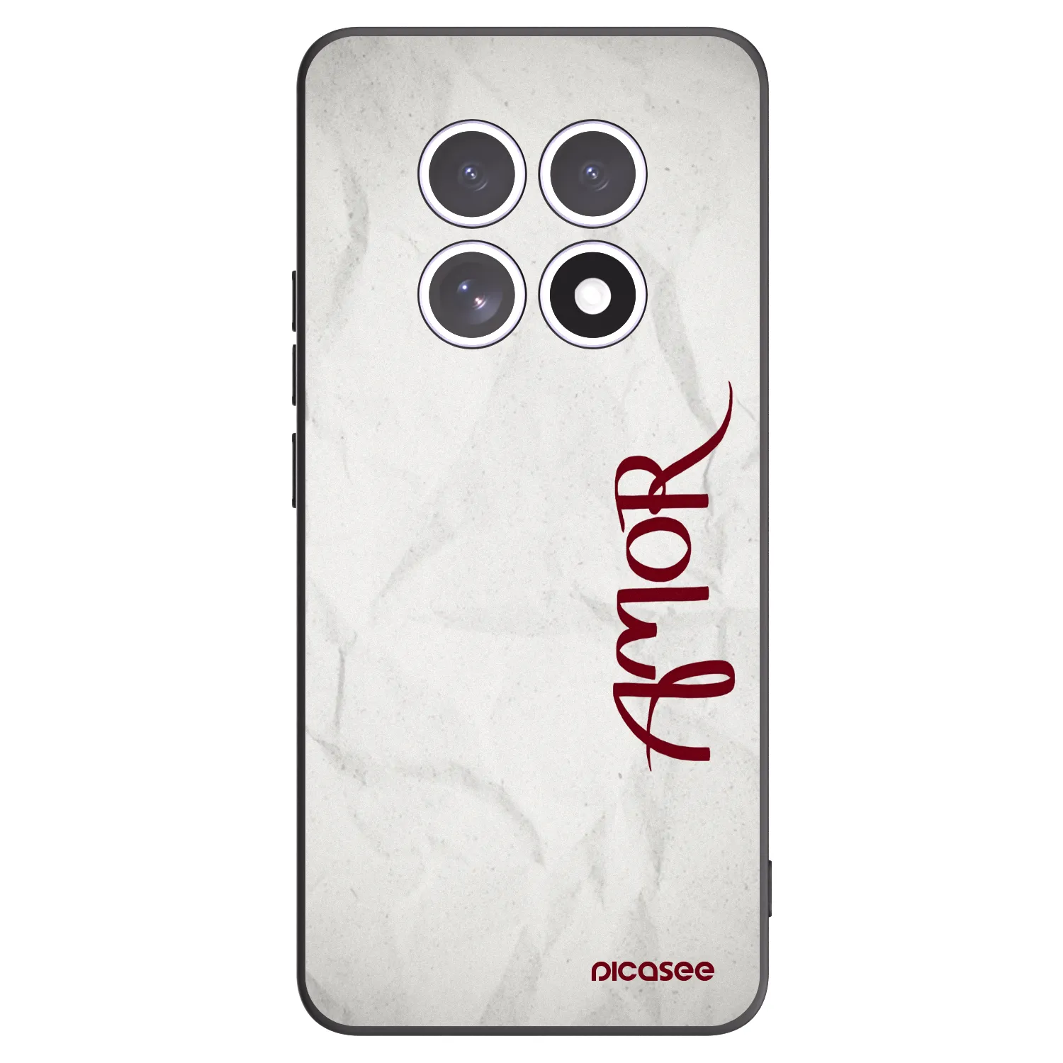 Picasee crna silikonska maskica za Xiaomi Redmi Note 15 - Amor