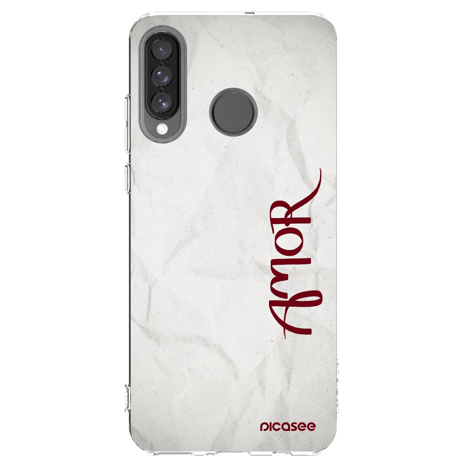 Picasee silikonska prozirna maskica za Huawei P30 Lite - Amor