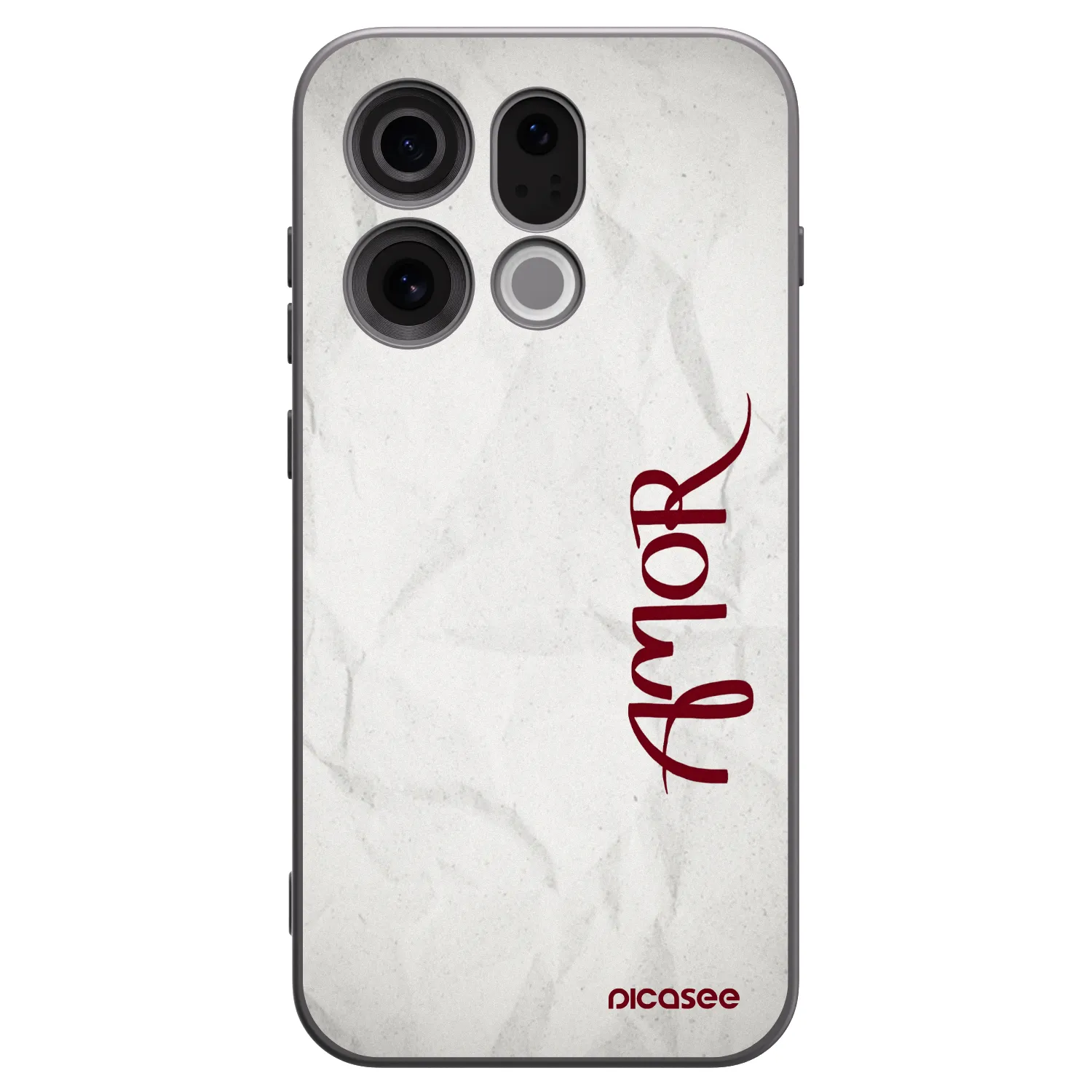 Picasee crna silikonska maskica za OPPO Find X9 - Amor