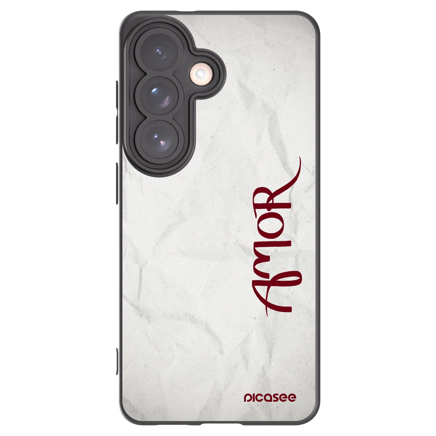 Picasee crna silikonska maskica za Samsung Galaxy S26 - Amor