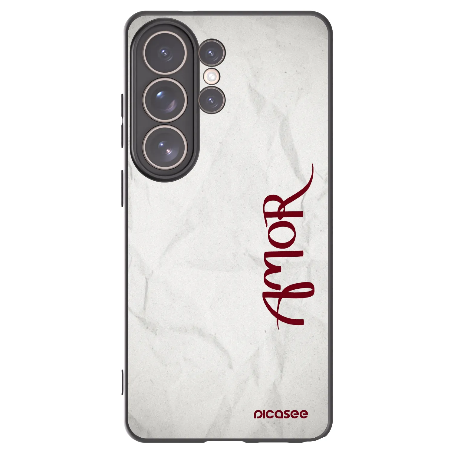 Picasee crna silikonska maskica za Samsung Galaxy S26 Ultra - Amor