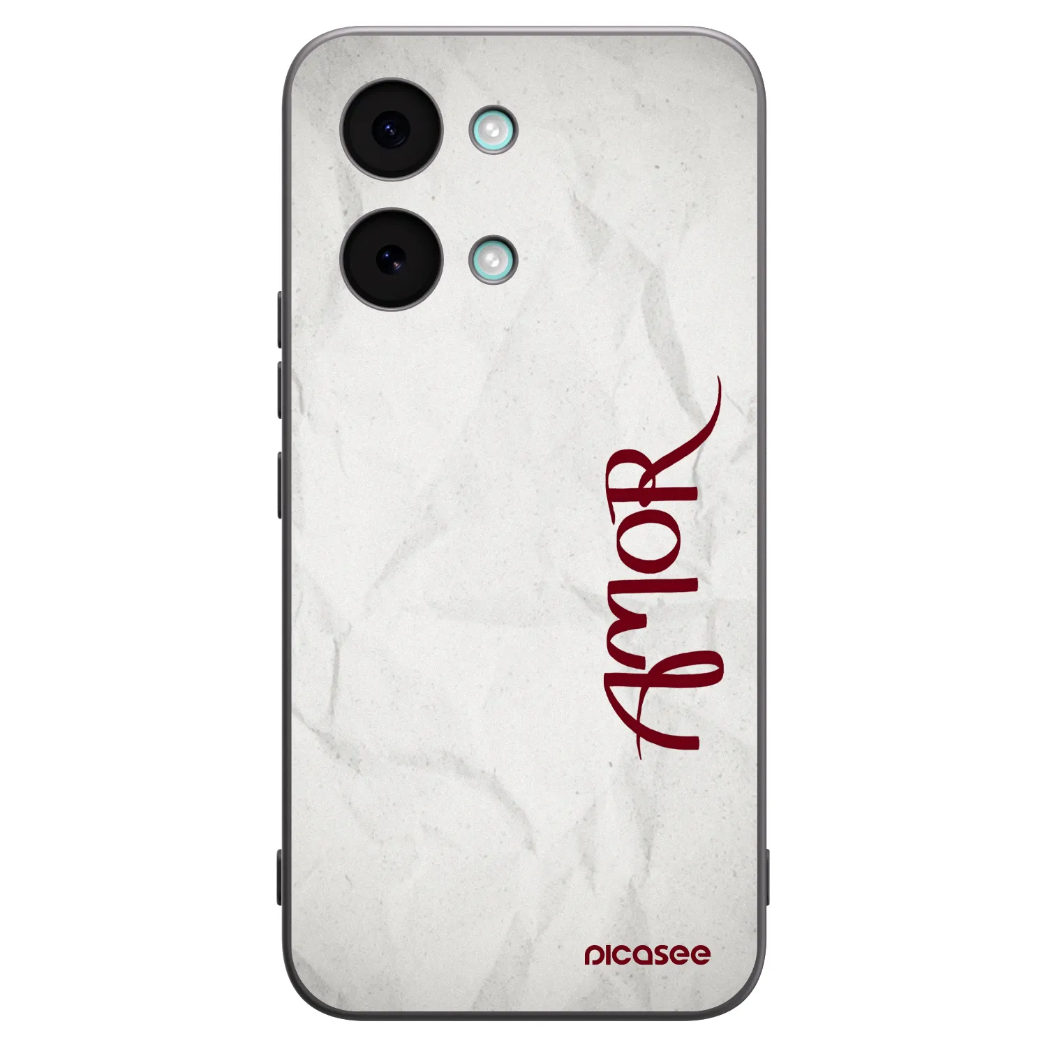 Picasee crna silikonska maskica za Xiaomi Poco X8 Pro Max - Amor