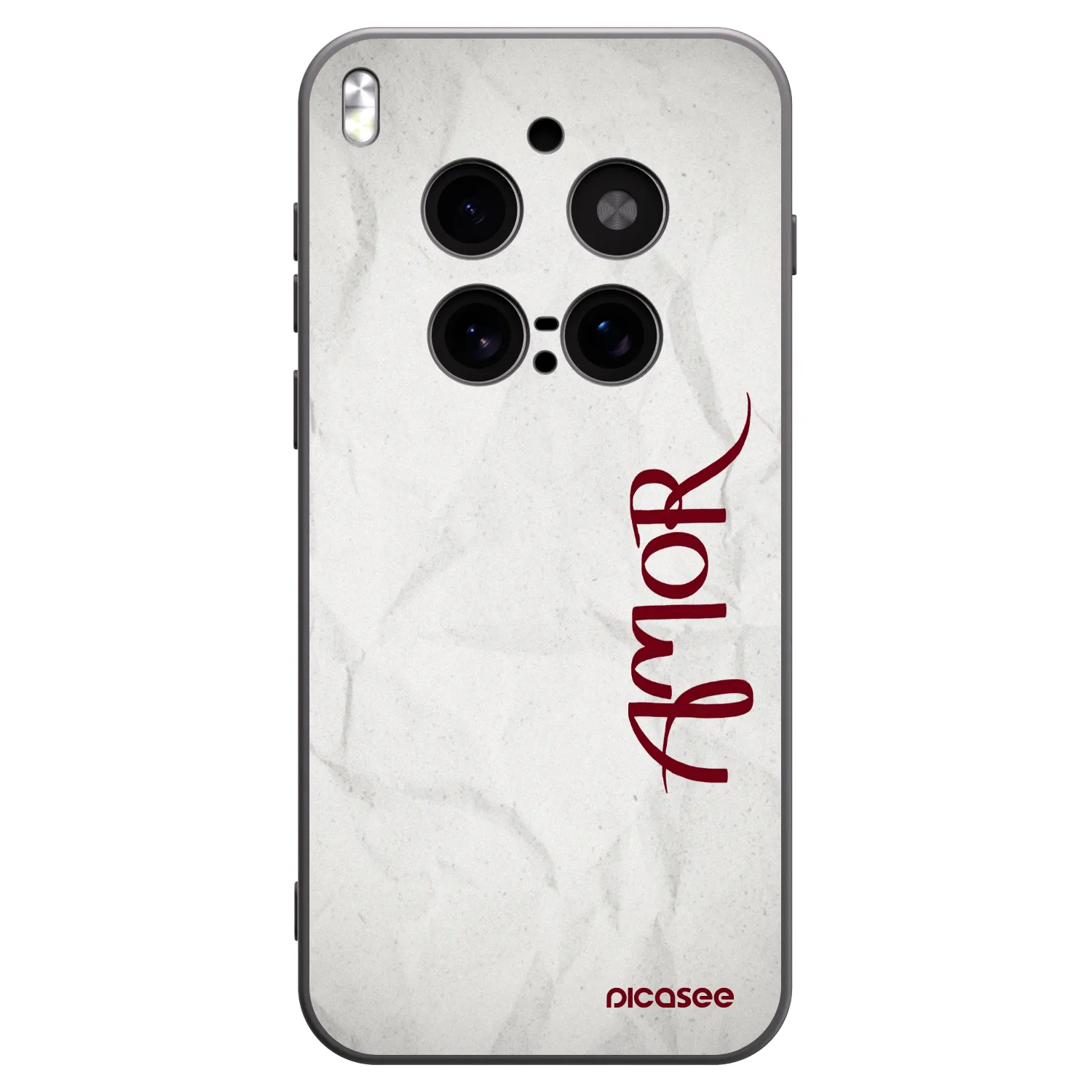 Picasee crna silikonska maskica za Vivo X300 Pro - Amor