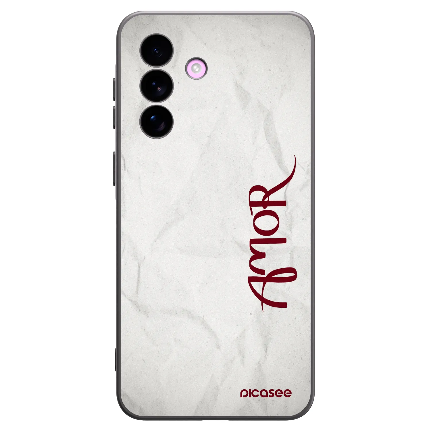 Picasee crna silikonska maskica za Samsung Galaxy A57 5G - Amor