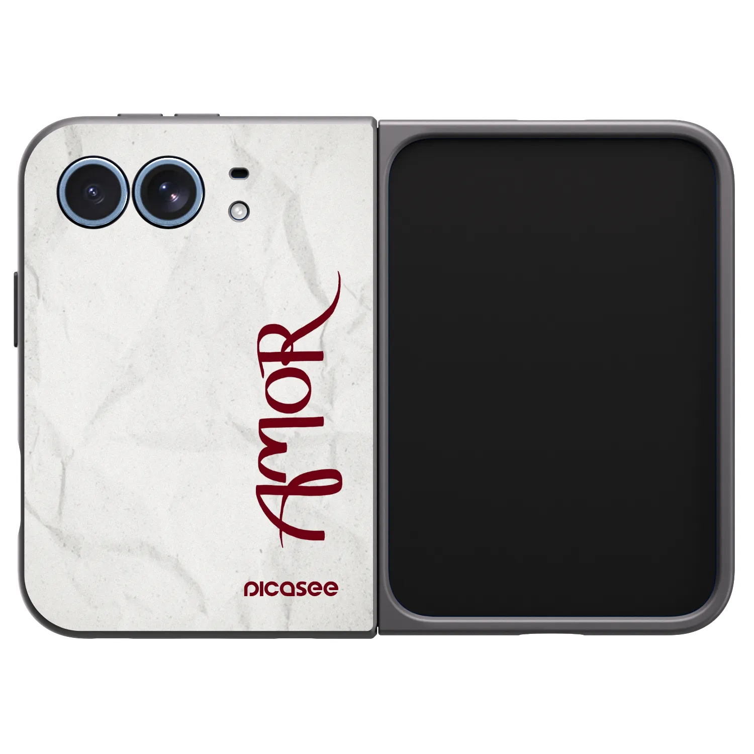 Picasee crna silikonska maskica za Apple iPhone Ultra - Amor
