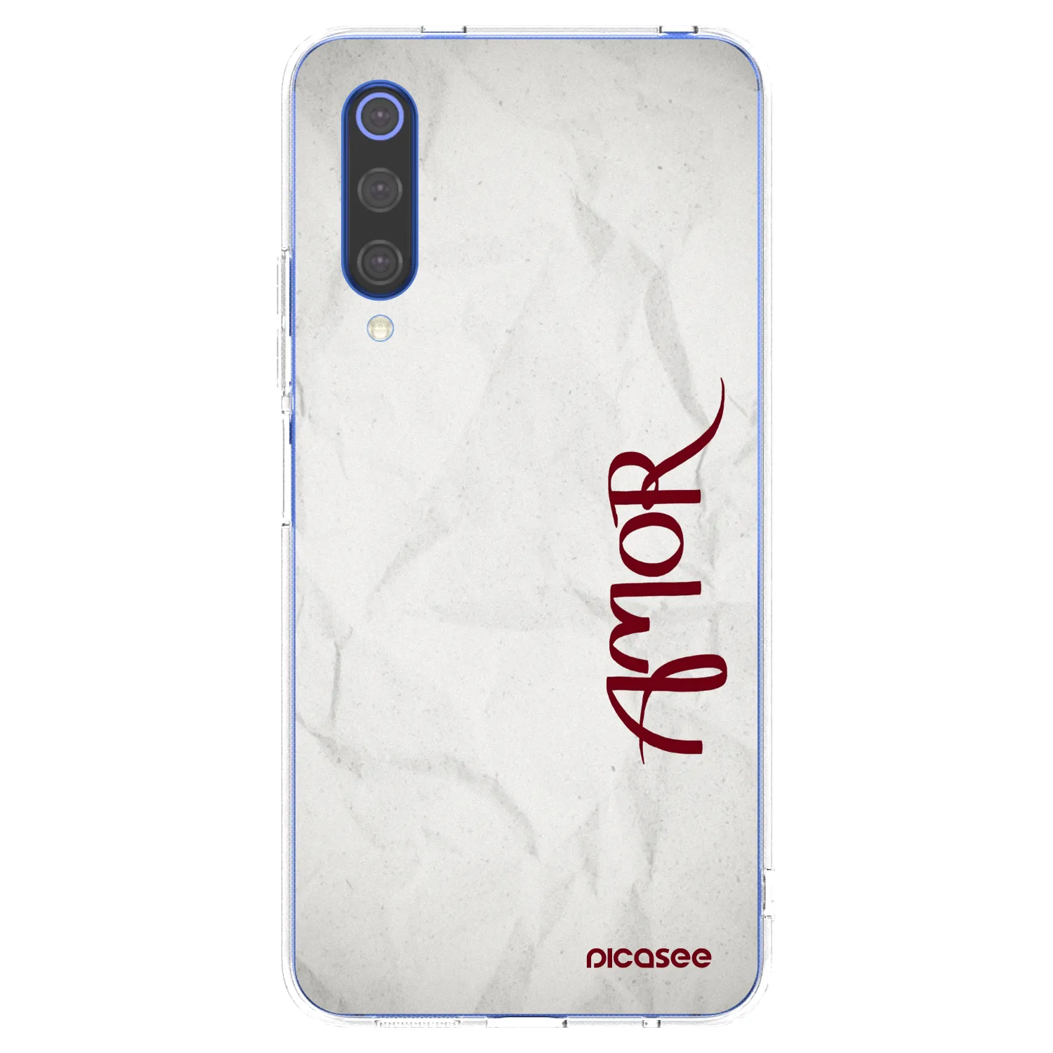Picasee silikonska prozirna maskica za Xiaomi Mi 9 SE - Amor