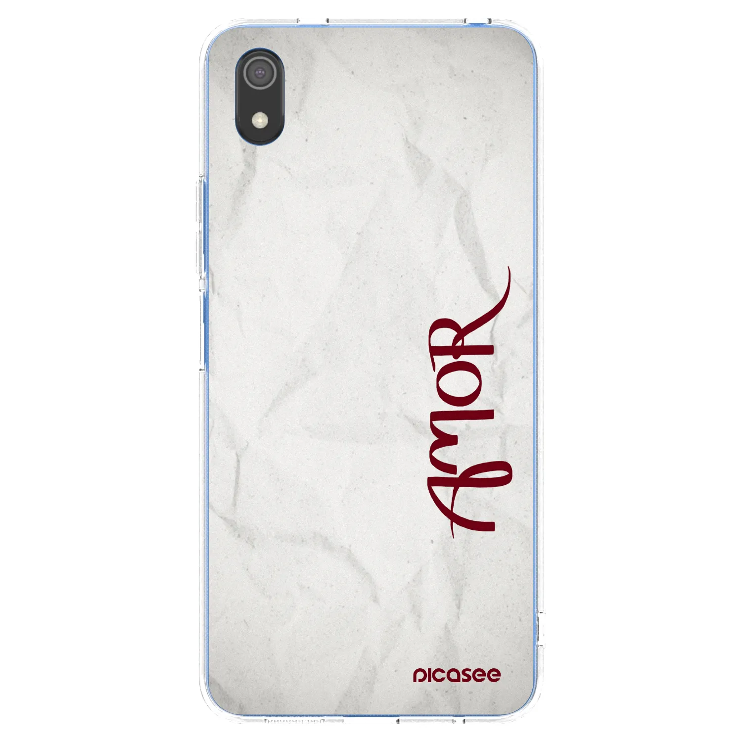 Picasee silikonska prozirna maskica za Xiaomi Redmi 7A - Amor