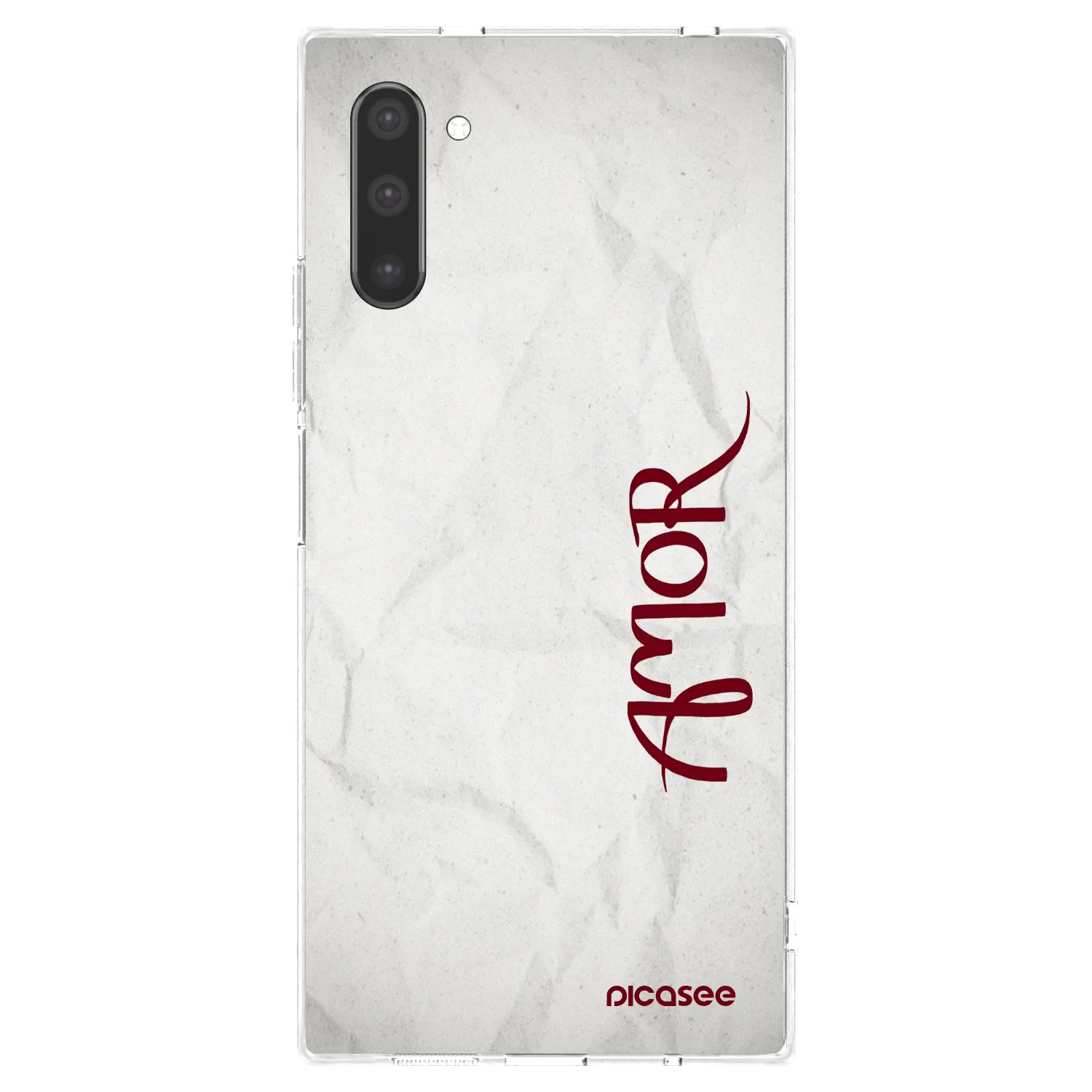 Picasee silikonska prozirna maskica za Samsung Galaxy Note 10 N970F - Amor