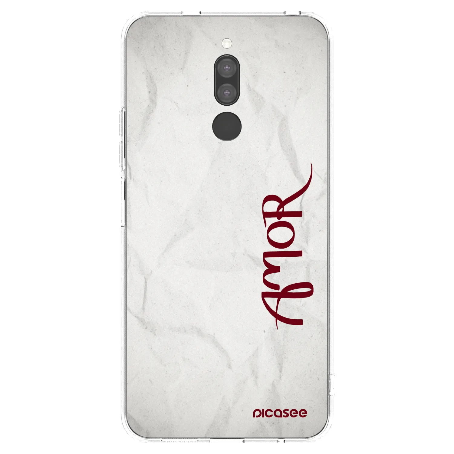Picasee silikonska prozirna maskica za Xiaomi Redmi 8 - Amor
