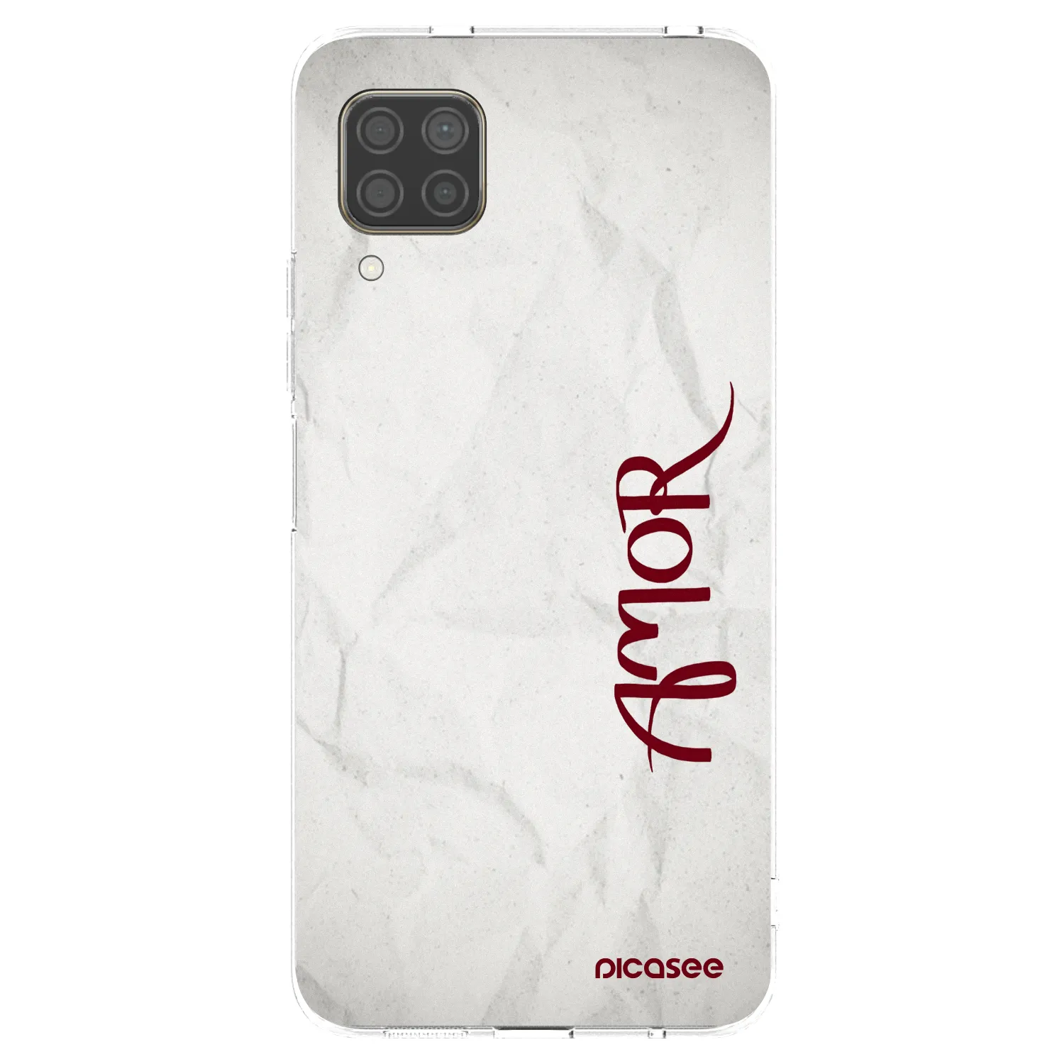 Picasee silikonska prozirna maskica za Huawei P40 Lite - Amor