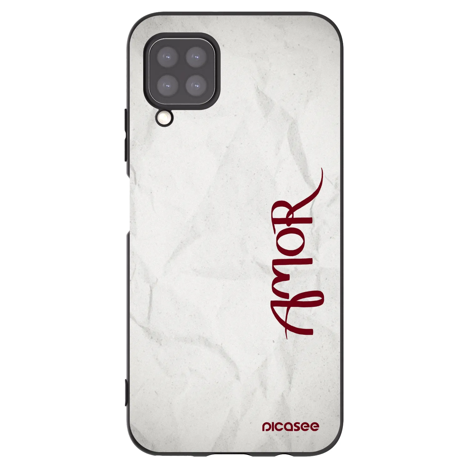 Picasee crna silikonska maskica za Huawei P40 Lite - Amor