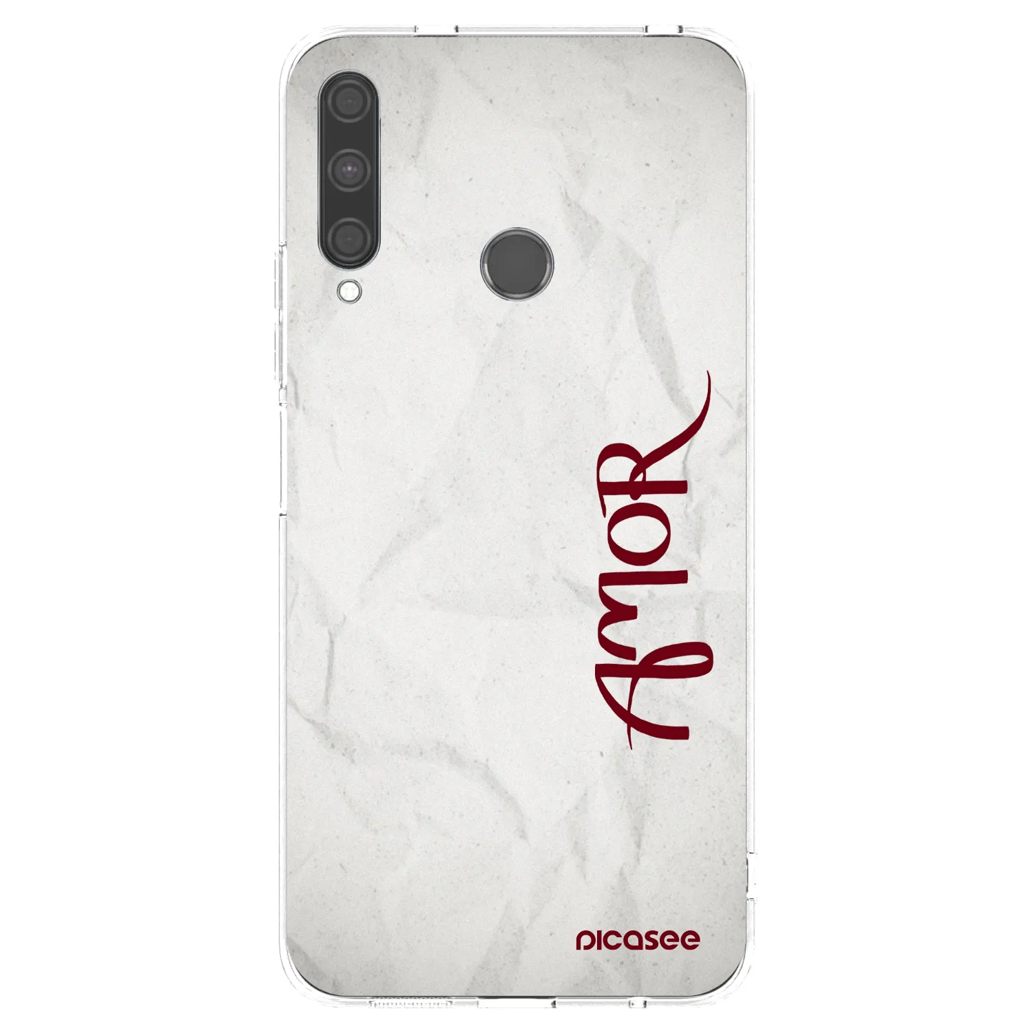 Picasee silikonska prozirna maskica za Huawei P40 Lite E - Amor