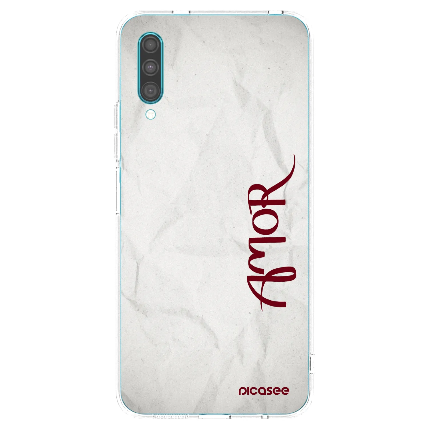 Picasee silikonska prozirna maskica za Samsung Galaxy A30s A307F - Amor
