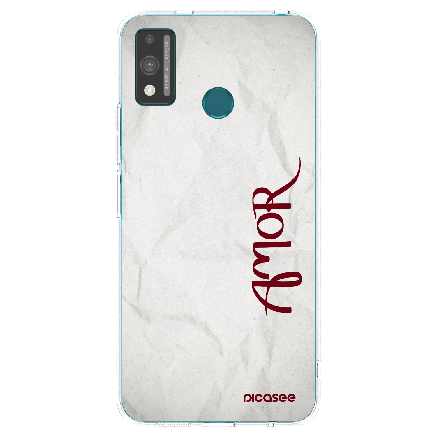 Picasee silikonska prozirna maskica za Honor 9X Lite - Amor