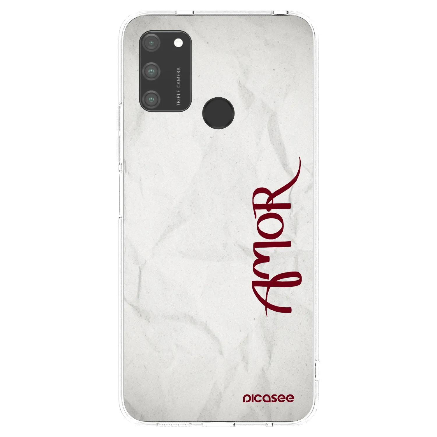 Picasee silikonska prozirna maskica za Honor 9A - Amor