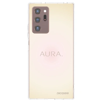Picasee silikonska prozirna maskica za Samsung Galaxy Note 20 Ultra - Aura