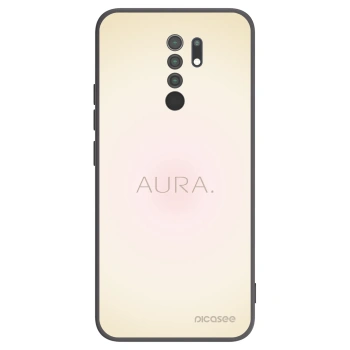 Picasee crna silikonska maskica za Xiaomi Redmi 9 - Aura