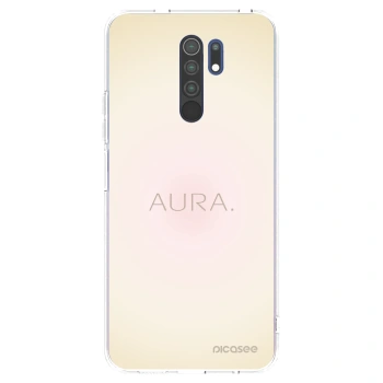 Picasee silikonska prozirna maskica za Xiaomi Redmi 9 - Aura