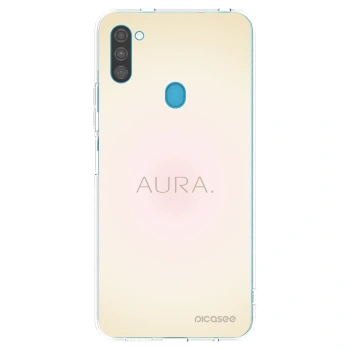 Picasee silikonska prozirna maskica za Samsung Galaxy M11 - Aura