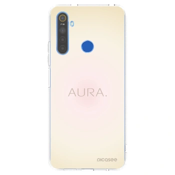 Picasee silikonska prozirna maskica za Realme 5 - Aura