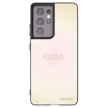 Picasee crna silikonska maskica za Samsung Galaxy S21 Ultra 5G G998B - Aura