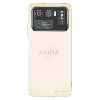 Picasee silikonska prozirna maskica za Xiaomi Mi 11 Ultra - Aura