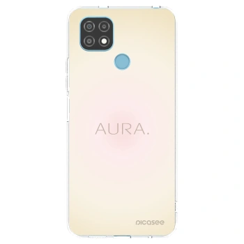 Picasee silikonska prozirna maskica za Realme C21 - Aura