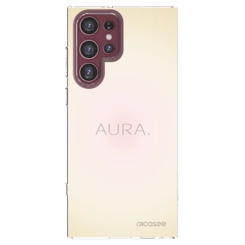 Picasee silikonska prozirna maskica za Samsung Galaxy S22 Ultra 5G - Aura