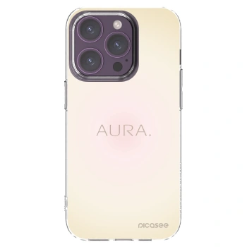 Picasee silikonska prozirna maskica za Apple iPhone 14 Pro - Aura