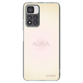 Picasee silikonska prozirna maskica za Xiaomi Redmi Note 11 Pro+ 5G - Aura