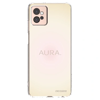Picasee silikonska prozirna maskica za Motorola Moto G32 - Aura