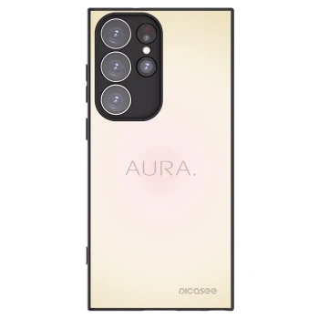 Picasee crna silikonska maskica za Samsung Galaxy S23 Ultra 5G - Aura