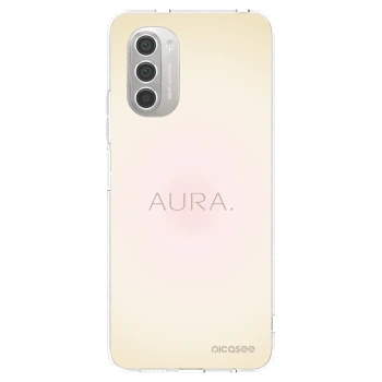 Picasee silikonska prozirna maskica za Motorola Moto G51 - Aura